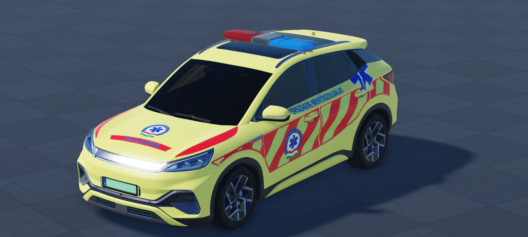 Ambulance SUV livery