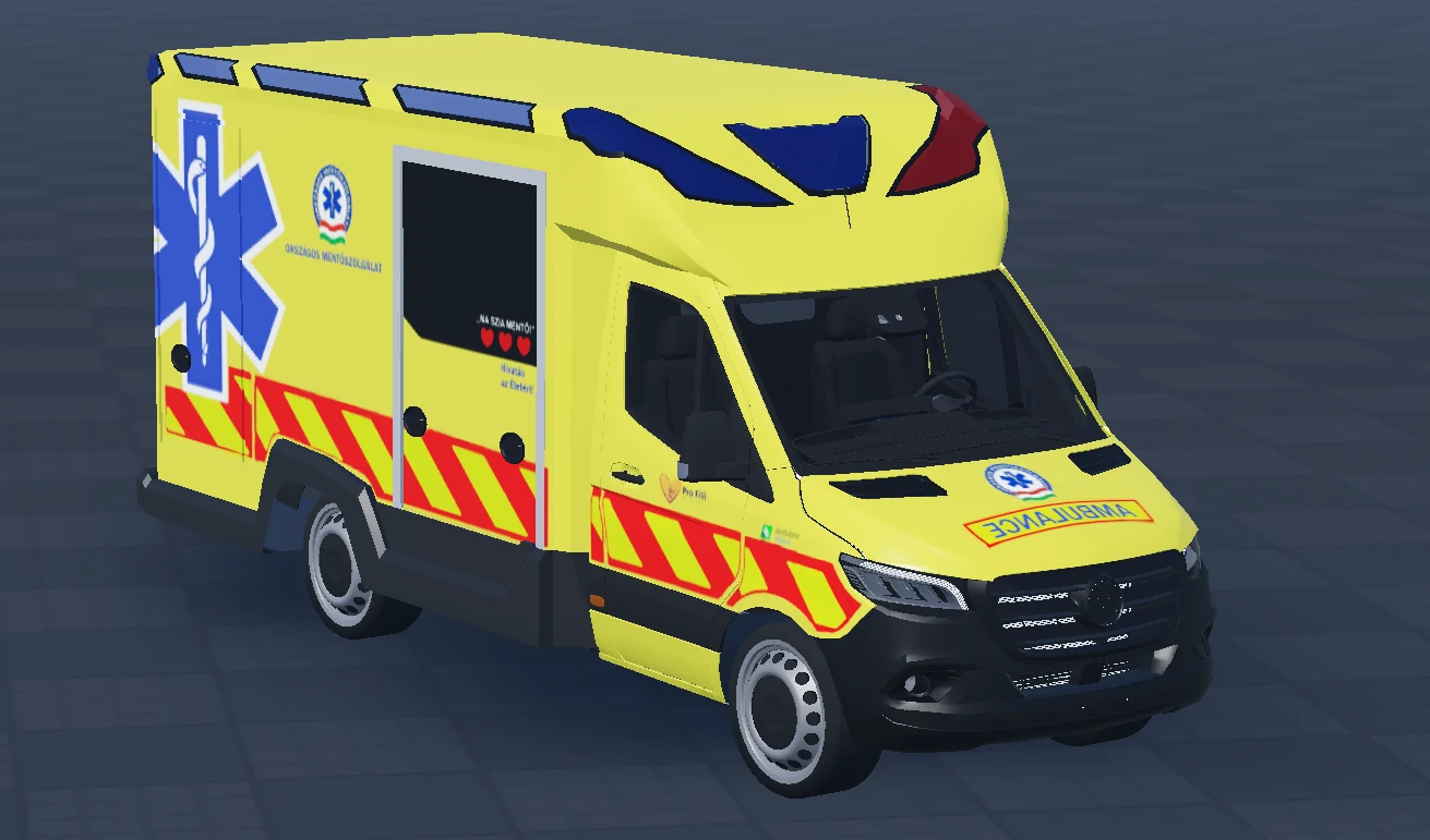 Ambulance box van livery